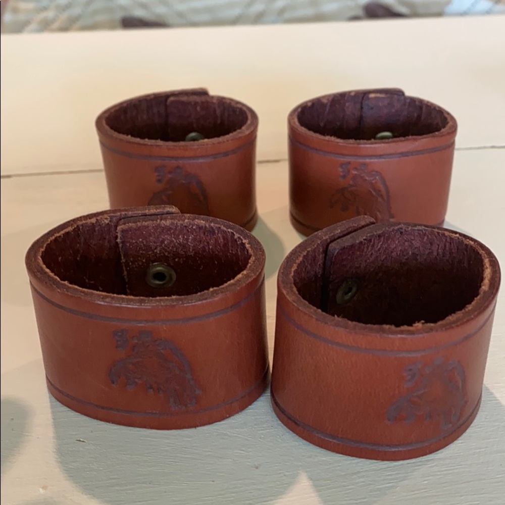 NEW set of Western napkin rings
